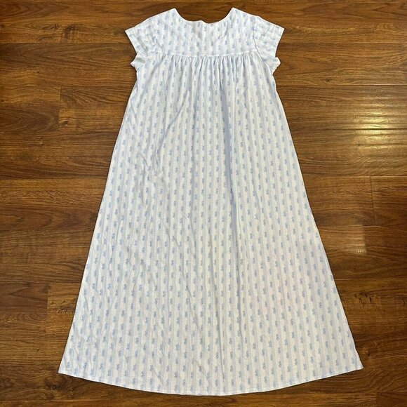 Eileen West floral cotton nightgown pajama dress - Picture 4 of 5